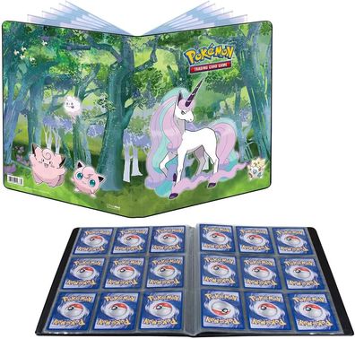 Pokemon Sammelalbum Enchanted Glade Galar Gallopa / Ponita TCG 180 Karten