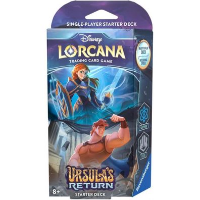 Lorcana Ursulas Réckkehr - Starter Deck Saphir und Stahl (Englisch)