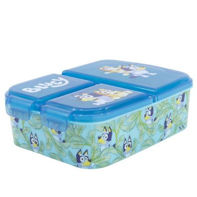 Bluey Kinder Lunchbox Sandwichbox mit 3 Fächern