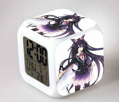 Anime/Manga Date a Live - Digitaluhr / Wecker (Licht+Temperatur+Datum)