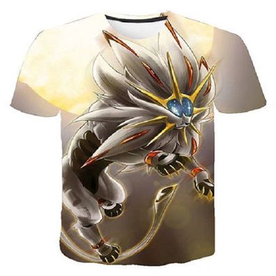 Pokemon T-Shirt fér Kinder (Unisex) - Motiv: Solgaleo