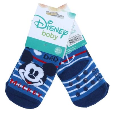 Micky Maus Socken 1 Paar Anti-Rutsch Socken fér Baby Kinder Jungen