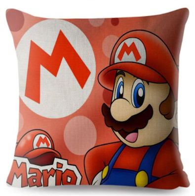 Super Mario Kissenbezug Mario 45cm x 45cm