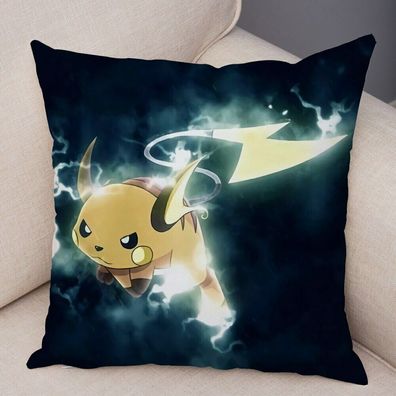 Pokemon Kissenbezug Raichu 45cm x 45cm