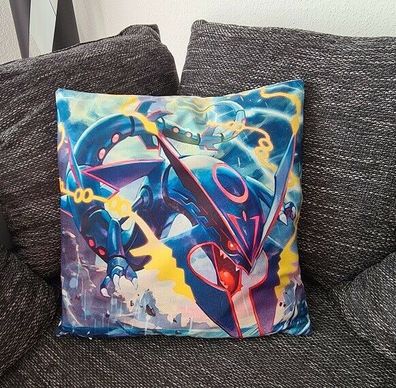 Pokemon Kissenbezug Shiny Mega Rayquaza 45cm x 45cm