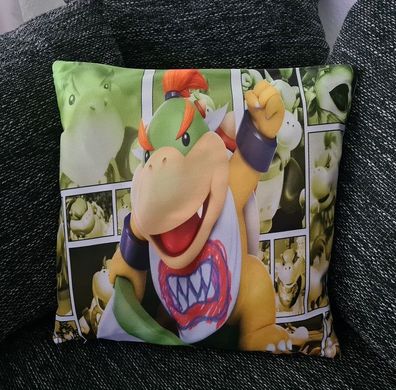 Super Mario Kissenbezug: Bowser Jr. - 45cm x 45cm