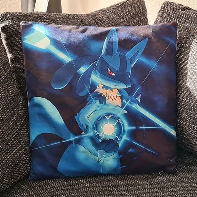 Pokemon Kissenbezug Lucario 45cm x 45cm