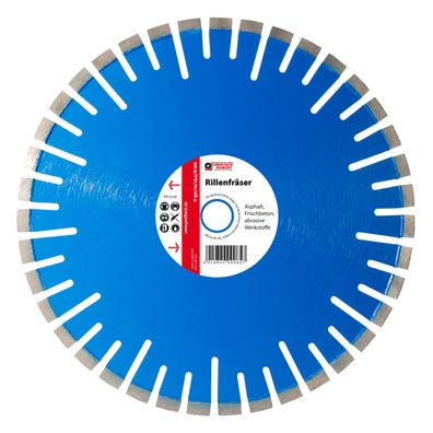 Fugenfrässcheibe D 300 x L 25,4 x B 8mm Asphalt/Abrasiv