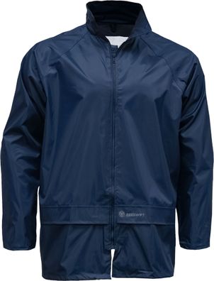 Arbeitsjacke Regenjacke Regenjacke Wellwork Navy Größe XXL
