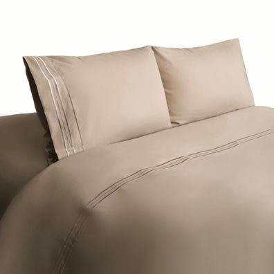 Bettwäsche 200 x 220 cm mit 2 Kissenbezüge 50 x 70 cm - 4-teilig für 2 Personen