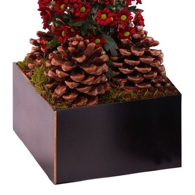 Moderne Grab Pflanzschale aus Bronze Blumenschale Friedhof