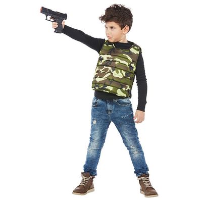 Rubies Army Weste Kinder