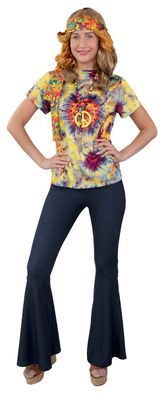 Schlaghose Damen Jeans-Optik Orlob