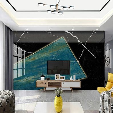 Vlies Fototapete Wandtapete Wandbilder 3D Modernes Schlichtes Marmor 2283