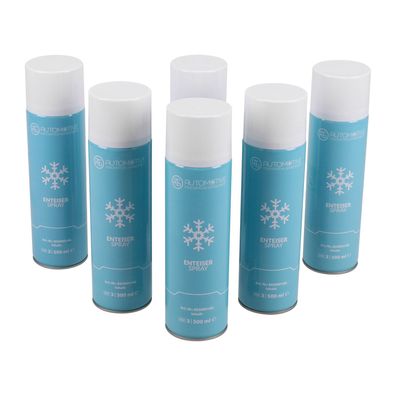 Scheibenenteiser Spraydose Entfrosterspray Enteiserspray Frostschutz 6x 500ml