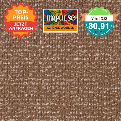 Vorwerk Vito 1Q22 Velours Teppichboden 400 cm breit - versandkostenfrei ab 5 m²