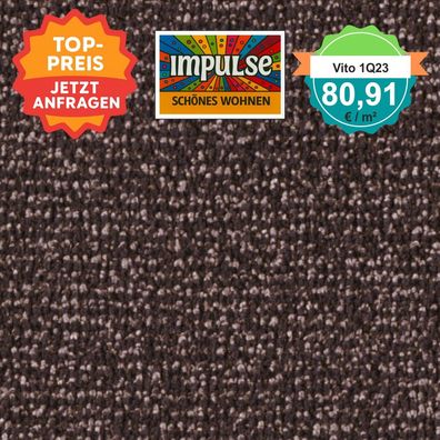 Vorwerk Vito 1Q23 Velours Teppichboden 400 cm breit - versandkostenfrei ab 5 m²