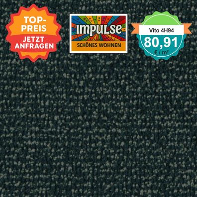 Vorwerk Vito 4H94f Velours Teppichboden 400 cm breit - versandkostenfrei ab 5 m²