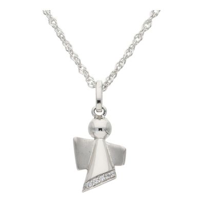 Schutzengel Anhänger Silber 925 Zirkonia JL22-02-0158 JuwelmaLux