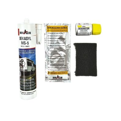 SOLARA FixPack Klebeset – Hochfestes Klebesystem für Solarmodule Schwarz