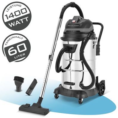 Stahlwerk VCL-1400 ST Nass- und Trockensauger 1400 W Industriesauger mit 60 Liter