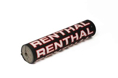 Renthal Vintage SX Handlebar Pad - 240 mm P358 Schwarz / Rot / Weiss