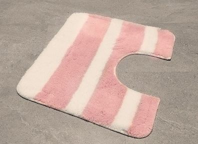 Bella Magnolie WC-Vorleger U-Form 55×50cm | 20mm Flor | rutschhemmend | waschbar