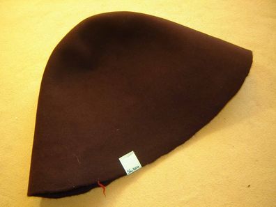 Hutstumpen Haar dunkel braun 110 gr Ü 51cm Randumfang 87cm Stu 954