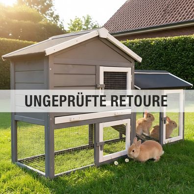 Hasenstall Kaninchenstall DREAM GREY Meerschweinchenstall