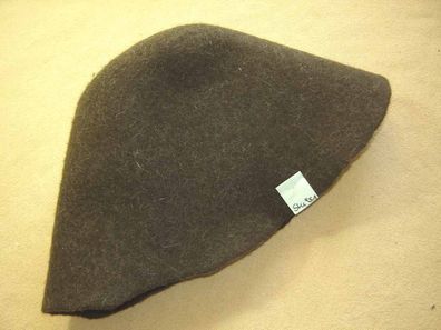 Hutstumpen Wollfilz m Mohair Stumpen dunkeloliv 110 gr Ü 46cm Rd 80cm Stu 951