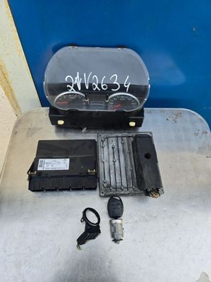 Ford Fiesta MK5 Motorsteuergerät Set 4S6112A650JB