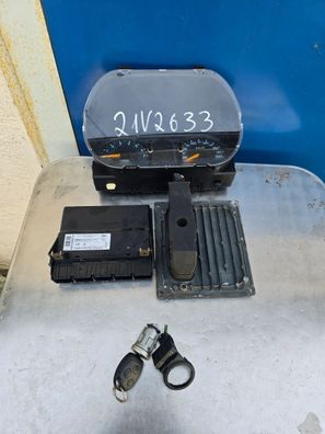 Motorsteuergerät Set Ford Fiesta 5 2S6A12A650SE 4ROS