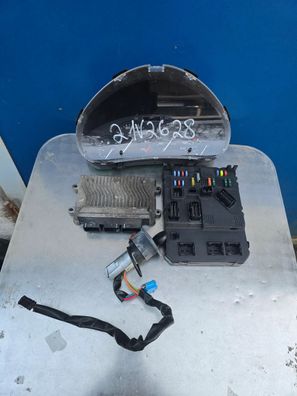 Peugeot 206 Motorsteuergerät Set 9661978880