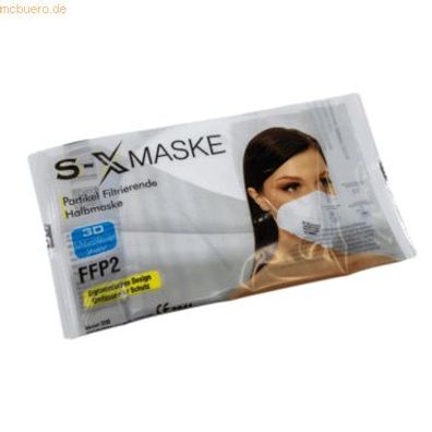 Mopptex GmbH Atemschutzmaske FFP2 Mit Ohrschlaufe Einzeln Folienverpackt