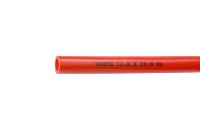 Druckluftschlauch DLSCHL-PUR-GD-ROT-ID13MM-AD18MM-L25M