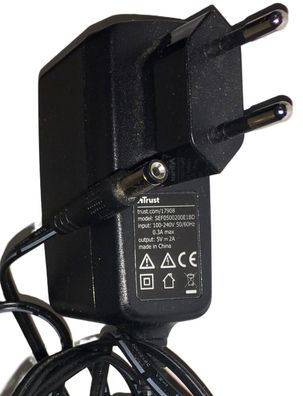 Trust Netzteil/Ladegerät SEF0500200E1BD - 5V 2A - DC?Hohlstecker