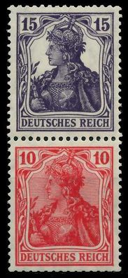 D-REICH Zusammendruck Nr S9 ungebraucht SENKR PAAR X792762