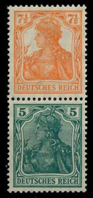 D-REICH Zusammendruck Nr S3 ungebraucht SENKR PAAR X7927B6