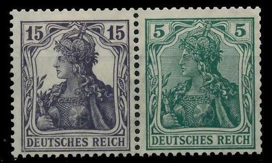 D-REICH Zusammendruck Nr W9 ungebraucht WAAGR PAAR X792812