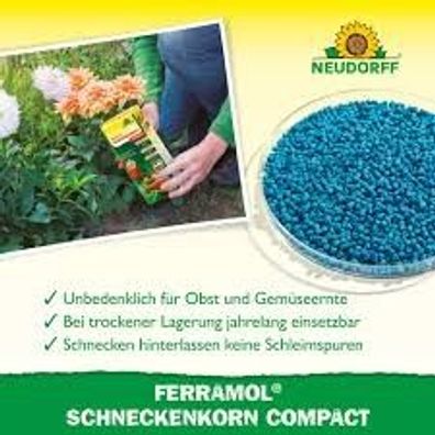 Profi Schneckenkorn Eisen-III-Phosphat Ferramol verschiedene Größen