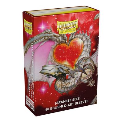 Dragon Shield Kartenhéllen Japanese Brushed Art Sleeves Valentine Dragons (60)