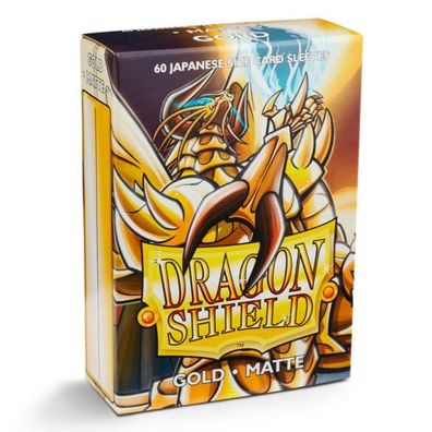 Dragon Shield Kartenhéllen Sleeves Japanische Größe Matte (60) Gold