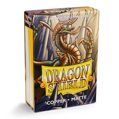 Dragon Shield Kartenhéllen Sleeves Japanische Größe Matte (60) Copper