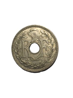 Münze Frankreich, 25 Centimes 1939