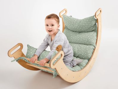 Kissen fér Kletterbogen â?? mit Sternenmuster