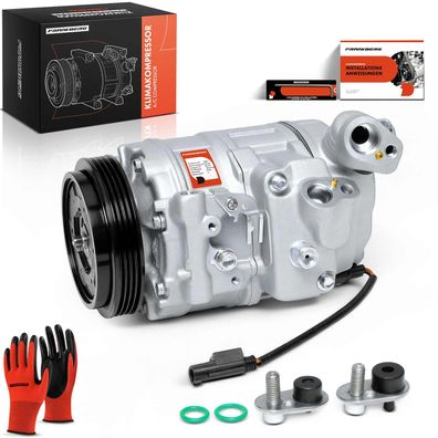 Frankberg 1x Klimakompressor für BMW 5er E60 E61 6er E63 7er E65 E66 E67 N62 Alpina