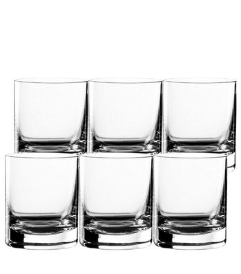 6 x Stölzle New York Bar Whiskey Glas Set (, 6 Stk.)
