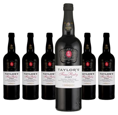 6 x Taylor’s Port Fine Ruby Port