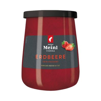 Julius Meinl Erdbeere, Fruchtaufstrich, fein passiert, 350 Gramm