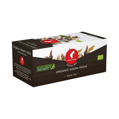 Julius Meinl Bio Tee Assam India, Schwarztee, 25 Teebeutel im Kuvert, 43,75g